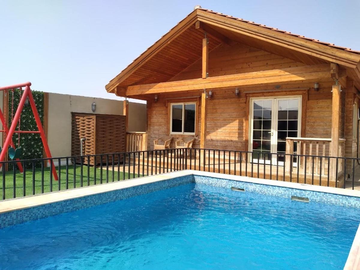 شاليهات الكوخ السويسري وأكوابارك Villa Ash Shishah Luaran gambar