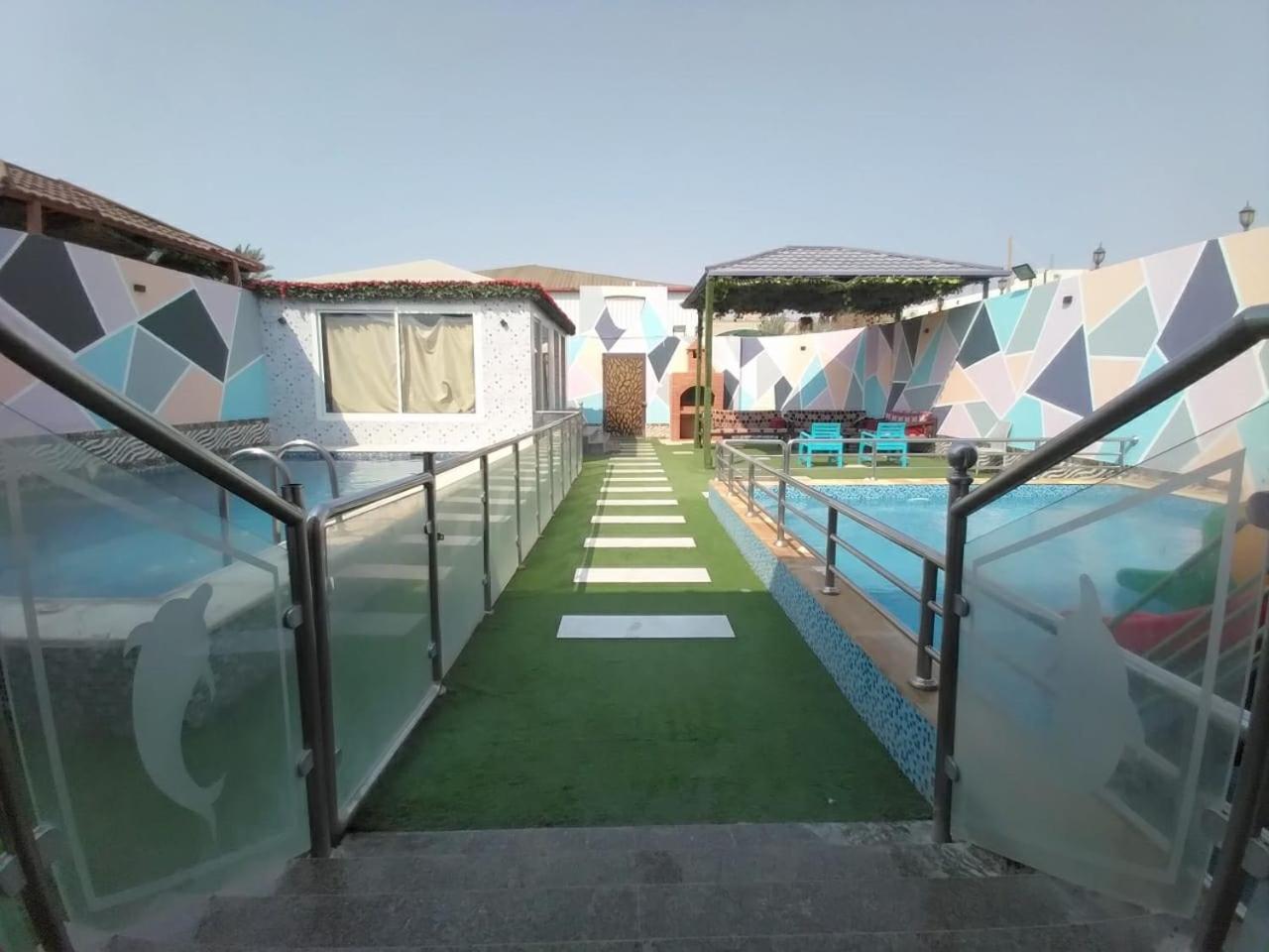 شاليهات الكوخ السويسري وأكوابارك Villa Ash Shishah Luaran gambar
