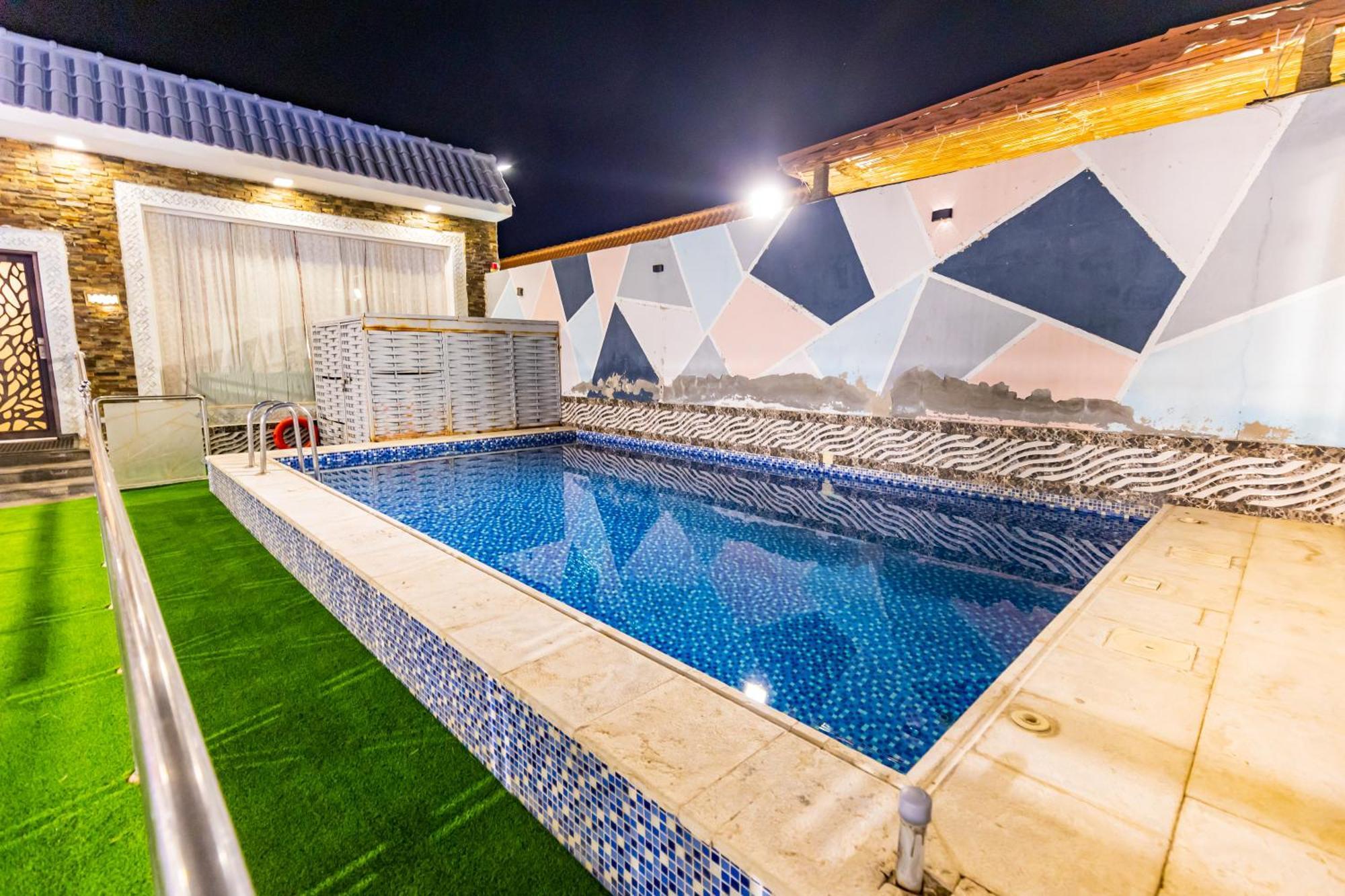 شاليهات الكوخ السويسري وأكوابارك Villa Ash Shishah Luaran gambar