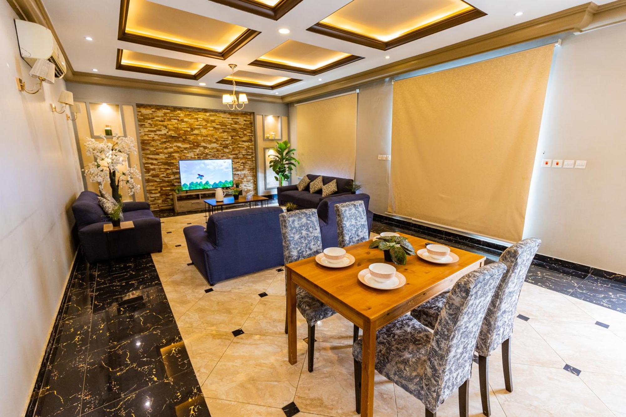 شاليهات الكوخ السويسري وأكوابارك Villa Ash Shishah Luaran gambar