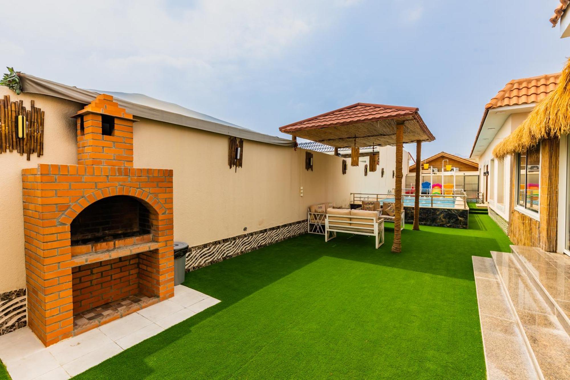 شاليهات الكوخ السويسري وأكوابارك Villa Ash Shishah Luaran gambar