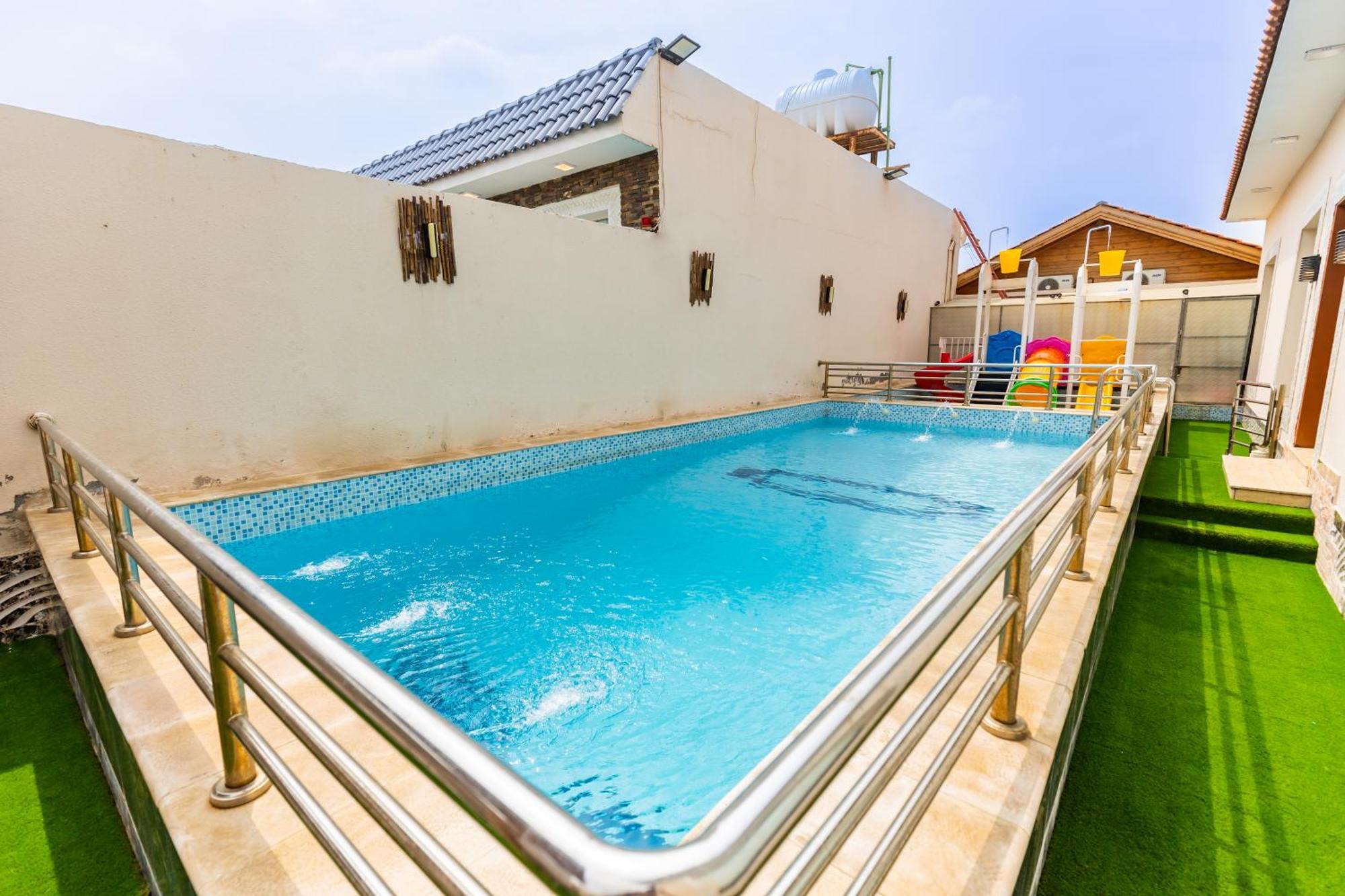شاليهات الكوخ السويسري وأكوابارك Villa Ash Shishah Luaran gambar