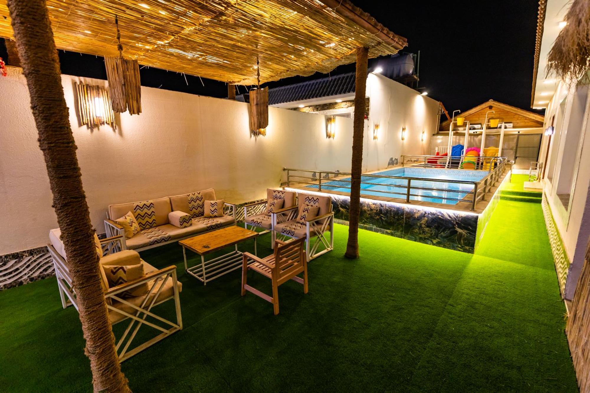 شاليهات الكوخ السويسري وأكوابارك Villa Ash Shishah Luaran gambar