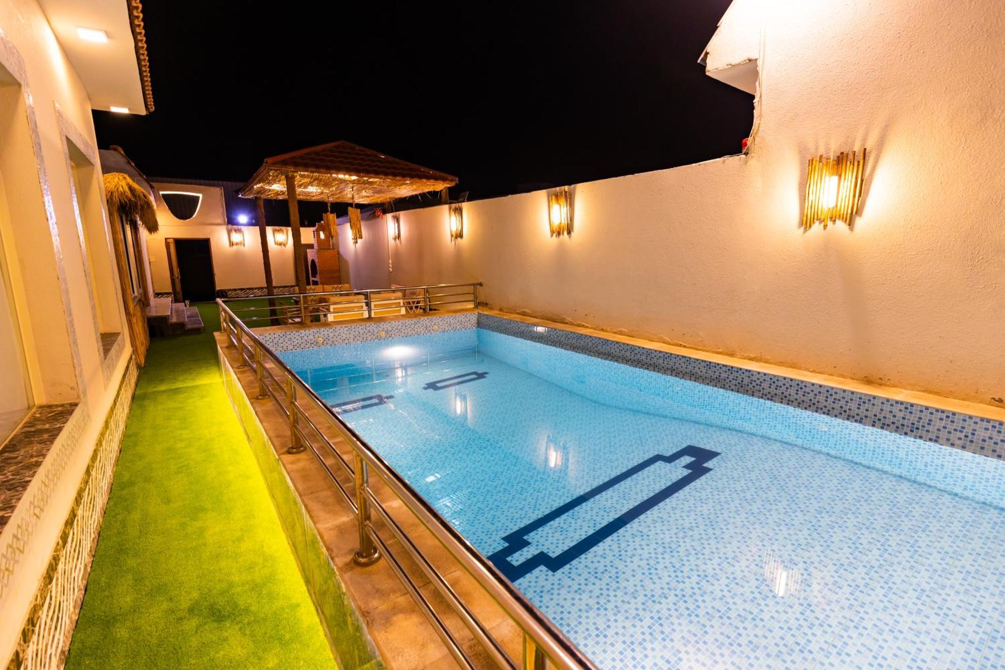 شاليهات الكوخ السويسري وأكوابارك Villa Ash Shishah Luaran gambar